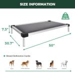 Chew-Proof Elevated Dog Bed for Large Dogs