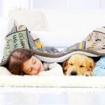 Cozy Dog Mom Blanket for Dog Lovers 50" x 60