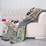 Cozy Dog Mom Blanket for Dog Lovers 50" x 60