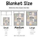 Cozy Dog Mom Blanket for Dog Lovers 50" x 60