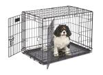 MidWest 30-Inch Folding Dog Crate with Divider