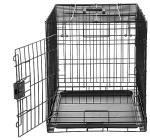 Durable Foldable Metal Dog Crate with Tray