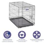MidWest 30-Inch Folding Dog Crate with Divider
