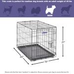 MidWest 30-Inch Folding Dog Crate with Divider