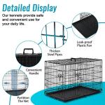 FDW 24" Folding Dog Crate for Small Dogs
