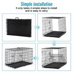 FDW 24" Folding Dog Crate for Small Dogs
