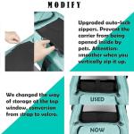 GAPZER Softshell Small Dog Carrier Bag Teal