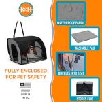 K&H Enclosed Soft Dog Car Seat Carrier