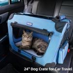 Portable Collapsible Dog Crate with Blanket & Bowl