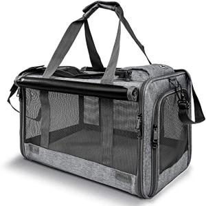 GAPZER Soft-Sided Pet Carrier for Dogs and Cats