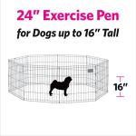 Metal Dog Exercise Pen - Indoor/Outdoor Play Space