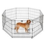Foldable Metal Puppy Playpen with 8 Panels