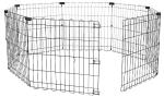 Octagonal Metal Dog Playpen - Indoor/Outdoor, Extra Small