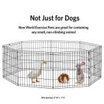 Folding Metal Dog Exercise Pen - 16 Sq Ft