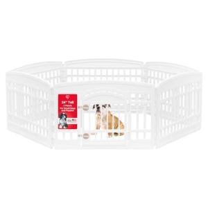 IRIS USA 24" 6-Panel Dog Playpen with Door