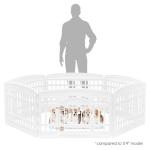 IRIS USA 24" 6-Panel Dog Playpen with Door