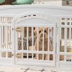 IRIS USA 24" 6-Panel Dog Playpen with Door