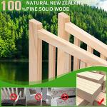 YOCAN Wooden Freestanding Dog Gate - 6 Panels