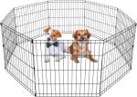 BestPet Foldable Dog Playpen - 24 Inch, 8 Panels