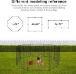 BestPet Foldable Dog Playpen - 24 Inch, 8 Panels