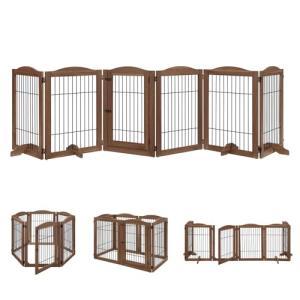 Unipaws Extra Wide 6-Panel Pet Playpen
