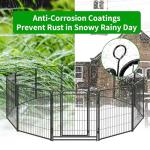 Extra Wide 12 Panel Dog Playpen for Outdoors