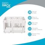 Dog Playpen with Door, 8 Panels, 25.6in H