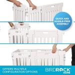 Dog Playpen with Door, 8 Panels, 25.6in H