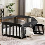 Expandable 6-Panel Dog Playpen for Indoor/Outdoor Use