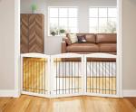 Extra Wide Dog Gate - Freestanding, Foldable 3 Panels