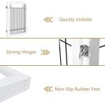 Extra Wide Dog Gate - Freestanding, Foldable 3 Panels