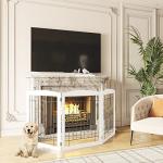 Extra Wide Dog Gate - Freestanding, Foldable 3 Panels