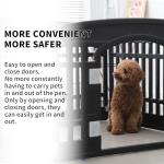 Foldable Plastic Pet Playpen for Dogs