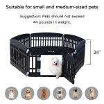 Foldable Plastic Pet Playpen for Dogs