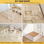 Expandable Acrylic Dog Playpen with T-Buckles
