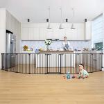 Extra Wide Dog Gate for Stairs and Doorways