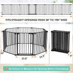 Extra Wide Dog Gate for Stairs and Doorways