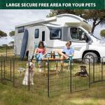 VISCOO Portable 16-Panel Dog Playpen with Gate