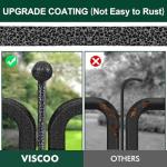 VISCOO Portable 16-Panel Dog Playpen with Gate