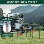 VISCOO Portable 16-Panel Dog Playpen with Gate