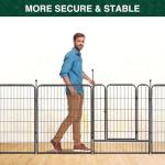 VISCOO Portable 16-Panel Dog Playpen with Gate