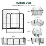 PawGiant Dog Playpen for Indoor/Outdoor Use