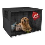Durable Black Dog Crate Cover for 42-Inch Cages