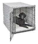 XL Dog Crate Cover with Teflon Protector, Gray