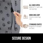 Gorilla Grip Dog Crate Cover for 42" Wire Kennels