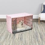 Medium Dog Crate Cover with Teflon Protection, Pink