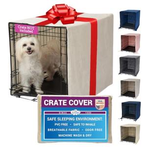 Breathable Dog Crate Cover for Single-Door Crates