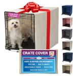 Breathable Dog Crate Cover for Single-Door Crates