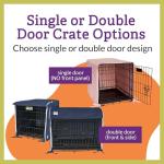 Breathable Dog Crate Cover for Single-Door Crates