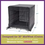 Breathable Dog Crate Cover for Single-Door Crates